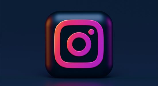 logo Instagram en 3D